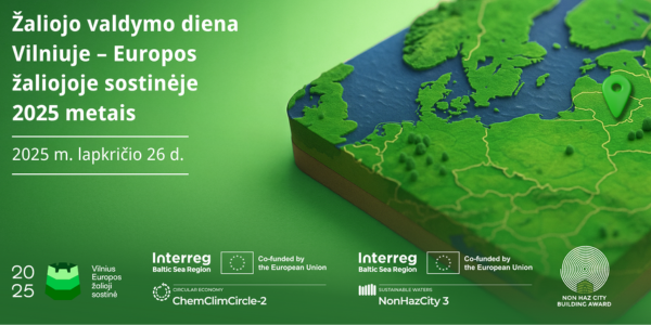 PASIŽYMĖKITE KALENDORIUJE: ŽALIOJO VALDYMO DIENA 2025 M. LAPKRIČIO 26 D. VILNIUJE